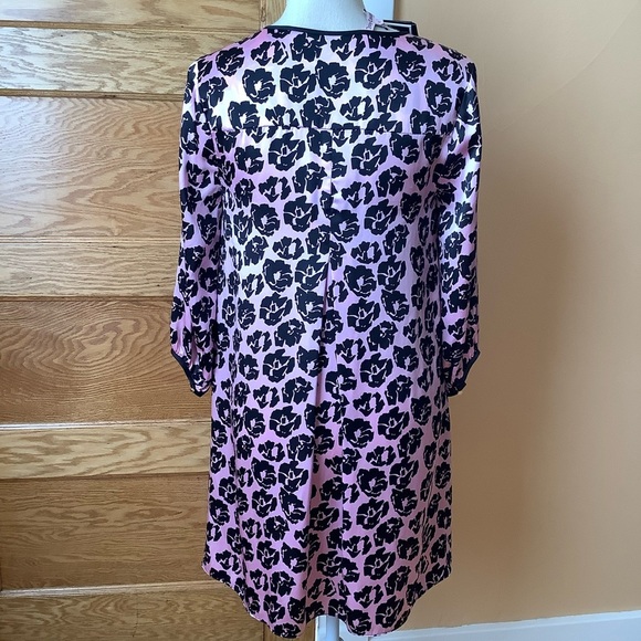 JUICY COUTURE Silk Hydrangea Primrose Pink Floral Dress Size S - Picture 4 of 12